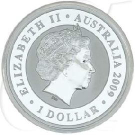 Australien Koala 2009 BU 1 Dollar Silber