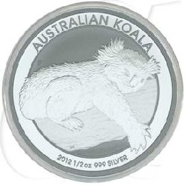 Australien Koala 2012 BU 50 Cent Silber