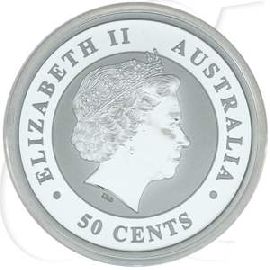Australien Koala 2013 BU 50 Cent Silber
