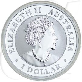 Australien Koala 2020 Silber 1 Dollar Münzen-Wertseite