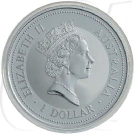 Australien Kookaburra 1997 1 Dollar Silber 1oz st
