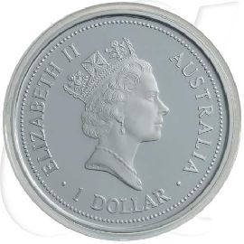 Australien Kookaburra 1998 1 Dollar Silber 1oz PP