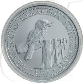 Australien Kookaburra 1998 1 Dollar Silber 1oz st