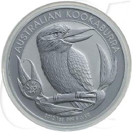 Australien Kookaburra 2012 1 Dollar Silber 1oz st Privy Drache Münzen-Bildseite
