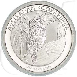 Australien Kookaburra 2014 1 Dollar Silber 1oz st