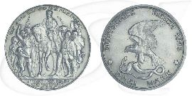 Befreiungskriege 3 Mark Preussen 1913 Münze Vorderseite und Rückseite zusammen