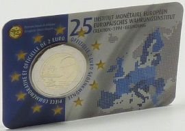 Belgien 2 Euro 2019 Währungsinstitut Coincard