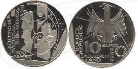 BRD 10 Euro CuNi 2012 D 100 Jahre Deutsche National-Bibliothek st