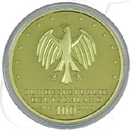 BRD 100 Euro 2013 J OVP Dessau-Wörlitz Anlagegold 15,55g fein