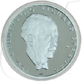 BRD 10 Euro Silber 2014 D Richard Strauss PP (Spgl)