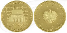 BRD 100 Euro 2014 J st Kloster Lorsch Gold 15,55g fein