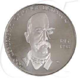 BRD 10 Euro CuNi 2015 A 200. Geburtstag Otto von Bismarck st
