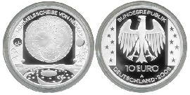 BRD 10 Euro Silber 2008 A Himmelsscheibe von Nebra PP (Spgl)