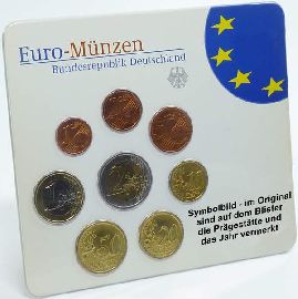 BRD Kursmünzensatz 2002 D st OVP