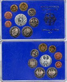 BRD Polierte Platte Kursmünzensatz 1974 J OVP