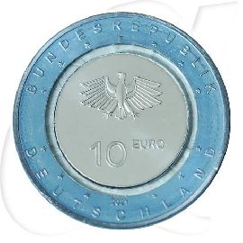 BRD Polymerring 10 Euro Wasser 2021 Münzen-Wertseite