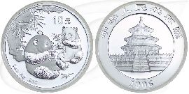 China Panda 2006 Münze Vorderseite und Rückseite zusammen