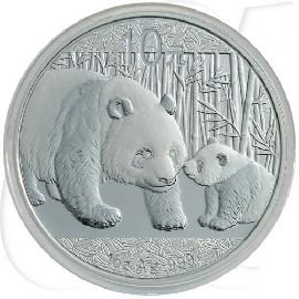 China Panda 2011 BU 10 Yuan Silber