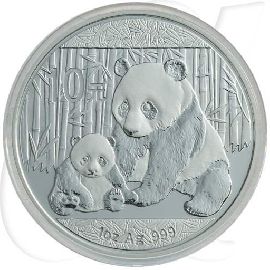 China Panda 2012 BU 10 Yuan Silber