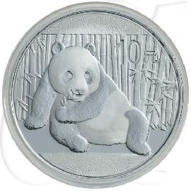 China Panda 2015 BU 10 Yuan Silber