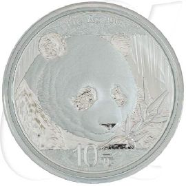 China 10 Yuan 2018 BU Panda 31,10g (1oz) Silber fein Münzen-Bildseite