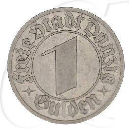 Danzig 1 Gulden 1932 ss+ Wappen