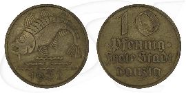 Danzig 10 Pfennig 1932 ss Dorsch