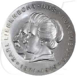 DDR 20 Mark 1971 A st Rosa Luxemburg / Karl Liebknecht