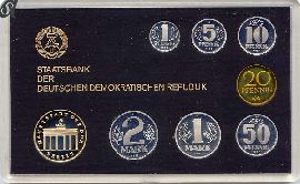 DDR Kursmünzensatz 1987 PP