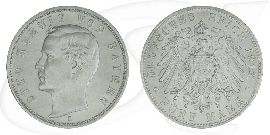 Deutschland Bayern 5 Mark 1913 vz+ Otto