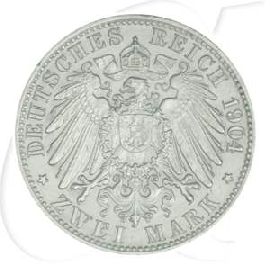 Deutschland Bremen 2 Mark 1904 vz Wappen