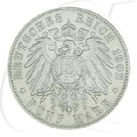 Deutschland Hamburg 5 Mark 1902 ss