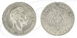 Deutschland Preussen 5 Mark 1906 s-ss Wilhelm II.