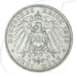 Deutschland Sachsen 3 Mark 1913 vz Völkerschlachtdenkmal