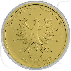 BRD 100 Euro Gold Schlösser in Brühl 2018 A OVP