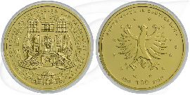 BRD 100 Euro Gold Schlösser in Brühl 2018 D OVP Münze Vorderseite und Rückseite zusammen