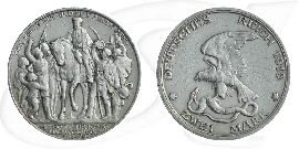 Deutschland Preussen 2 Mark 1913 ss Befreiungskriege Münze Vorderseite und Rückseite zusammen