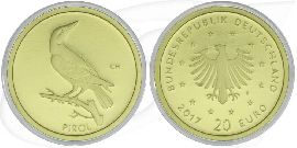 BRD 20 Euro 2017 F st/OVP Gold 3,89g fein Heimische Vögel - Pirol