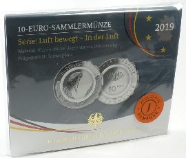Deutschland 2019 10 Euro Luft PP OVP