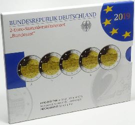 Deutschland 2019 2 Euro Bundesrat Blister