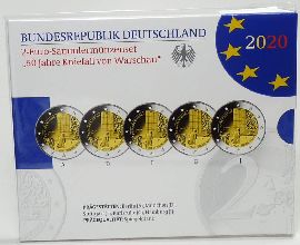 Deutschland 2020 2 Euro Kniefall Warschau OVP