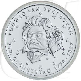 Deutschland 20 Euro 2020 F PP OVP 250. Geburtstag Ludwig van Beethoven