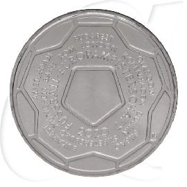 Deutschland 2021 20 Euro Fußball Europameisterschaft 2020 Münzen-Bildseite