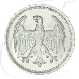Weimarer Republik 3 Mark 1924 A prägefrisch/st Kursmünze Münzen-Wertseite