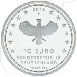 BRD 10 Euro Silber 2015 F 1000 Jahre Leipzig PP (Spgl)