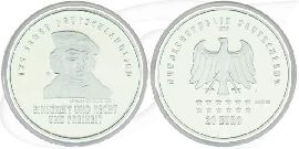 BRD 20 Euro Silber 2016 J PP (Spgl) OVP 175 Jahre Deutschlandlied