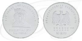 BRD 20 Euro Silber 2016 J st 175 Jahre Deutschlandlied