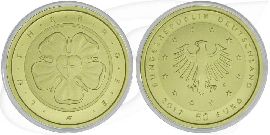 BRD 50 Euro 2017 A st/OVP Gold 500 Jahre Reformation - Lutherrose