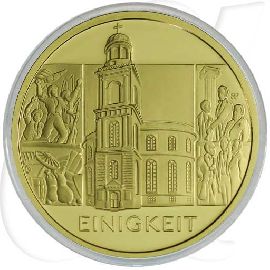 Deutschland 100 Euro Gold 2020 F OVP Säulen der Demokratie - Einigkeit