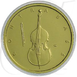 Deutschland 50 Euro 2018 F Kontrabass Gold 7,778 gr. Münzen-Bildseite